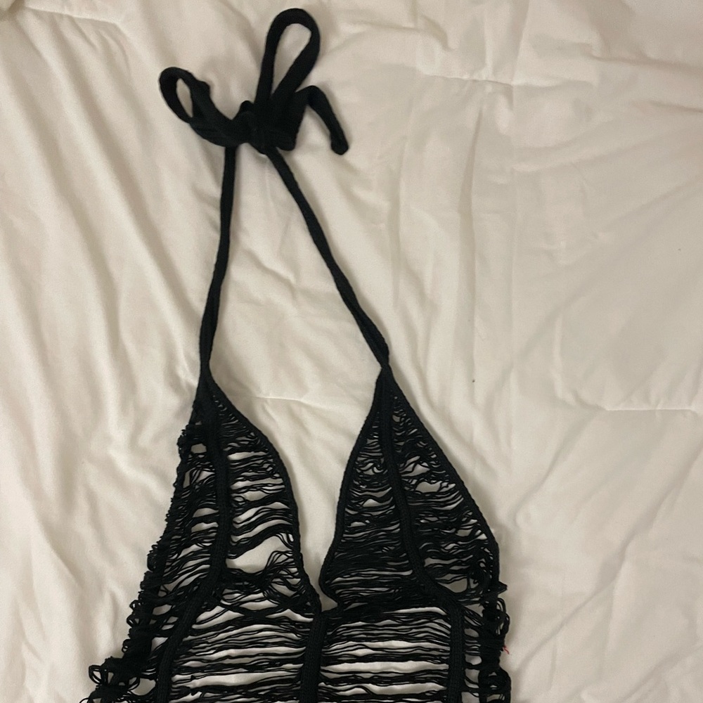 String cover up dress